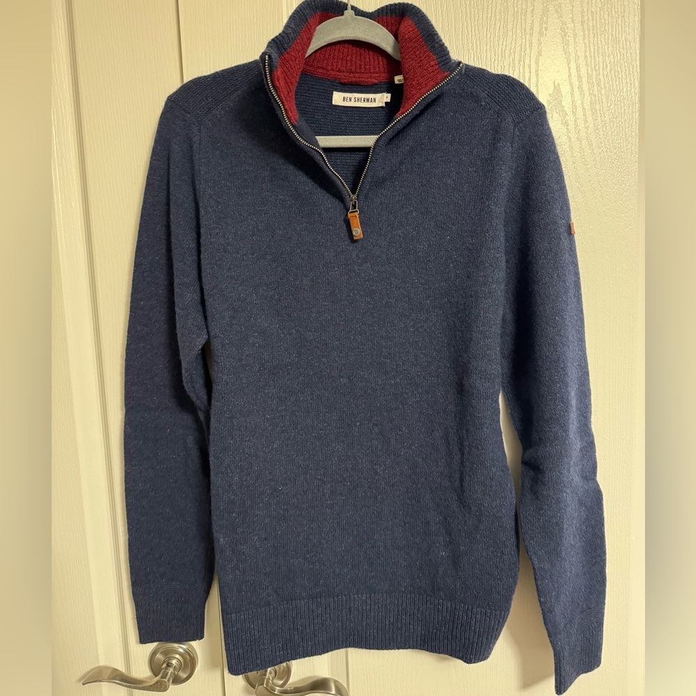 Men’s Ben Sherman 1/4 Zip Sweater